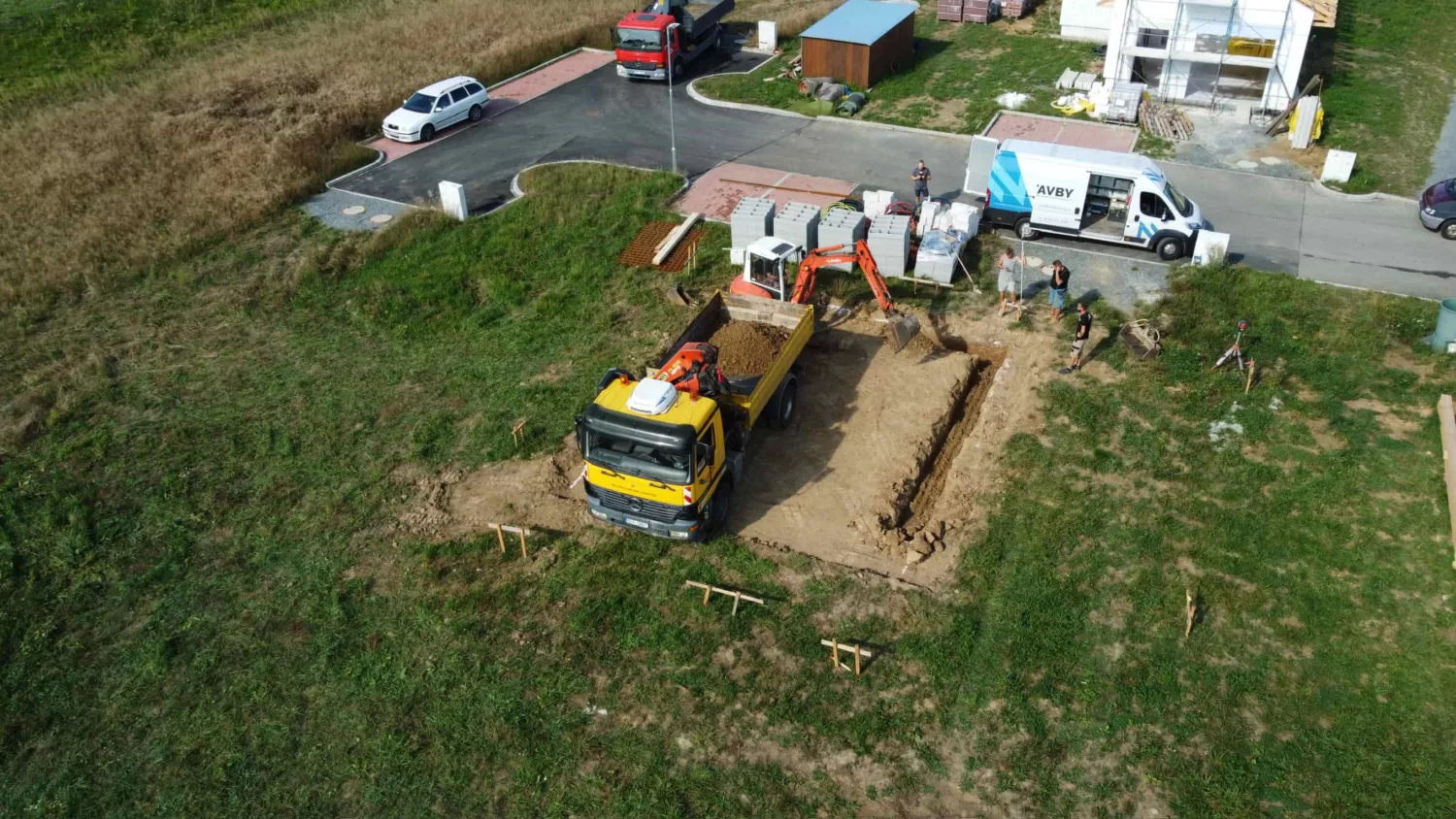 Realizace základové desky Blovice 01